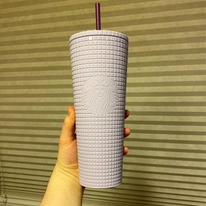 Starbucks purple grid